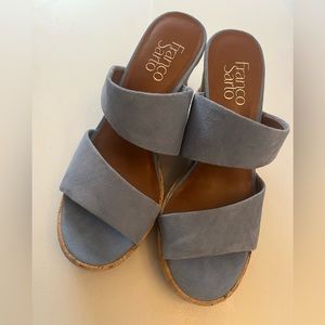 Franco Sarto Wedge Heel Light Blue